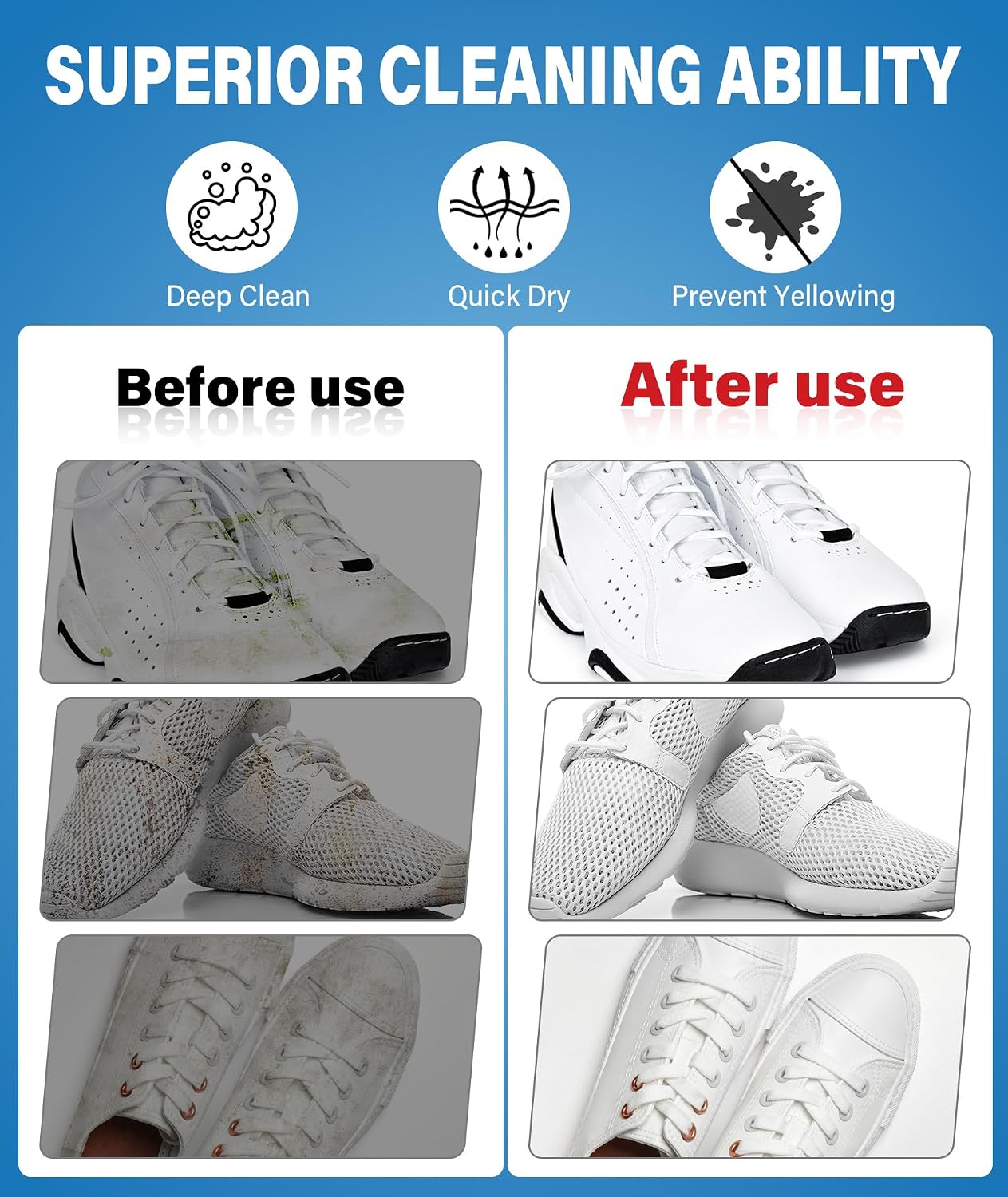 Shoe Cleaner Foam for Sneakers - огляд і ціна Sneaker Cleaning Kit