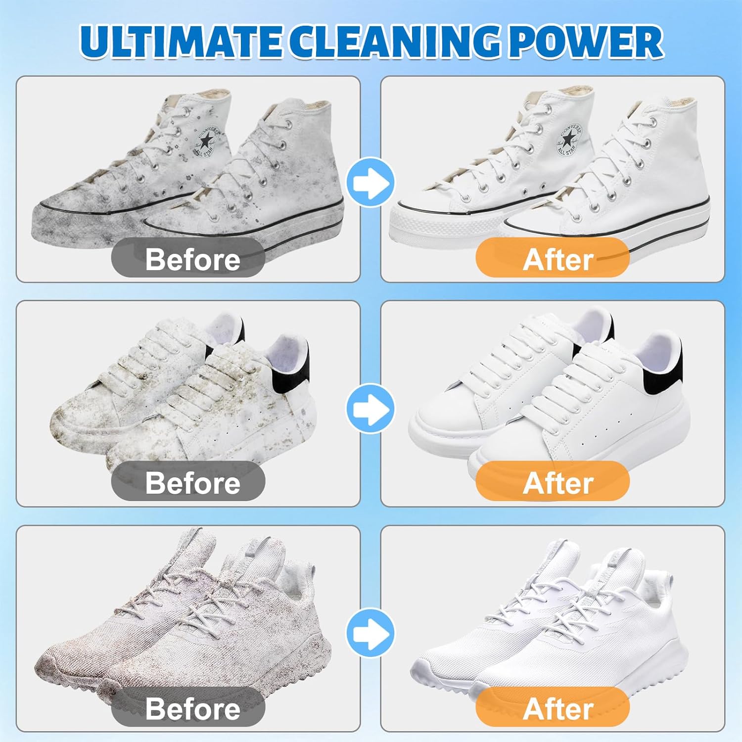 Shoe Cleaner Foam for Removing - огляд і ціна Sneaker Cleaning Kit